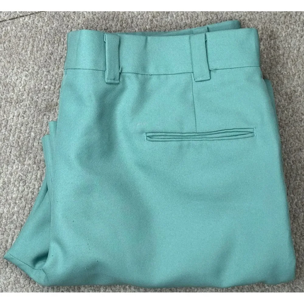 Levi's Panatela Gentlemen's Cut Vtg Men's Green Dress‎ Pants Size 37x29
